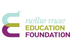 Logo of Nelle Mac Education Foundation with colorful bars.
