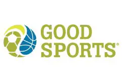 Logo featuring a stylized blue and green globe with the text 'GOOD SPORT'.